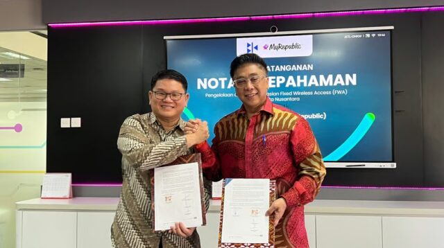 Perkuat Infrastruktur FWA di IKN, PT Bina Karya (Persero) Gandeng MyRepublic Air