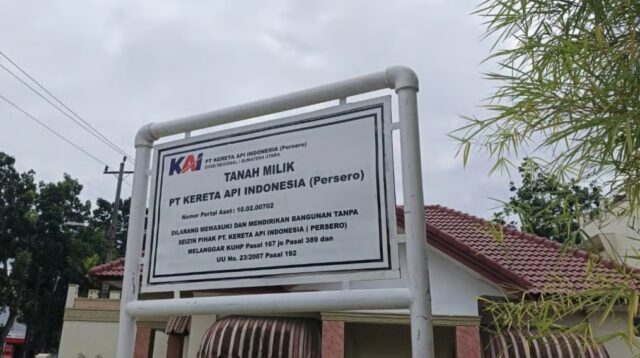 Perkuat Legalitas Aset Negara, KAI Divre I Sumut Berhasil Sertifikasi 1 Juta Meter Persegi Lahan di Tahun 2025
