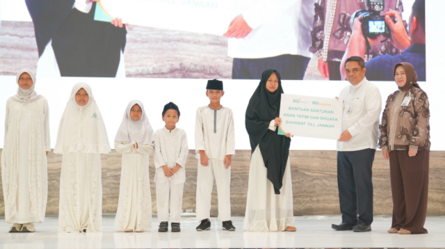 BSI Maslahat dan BSI Edukasi Nasabah tentang Zakat dan Pajak, serta Berikan Santunan Yatim Dhuafa dalam Priority Gathering Sahabat Till Jannah