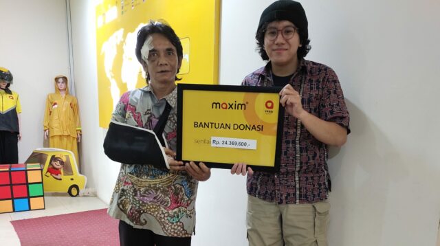 Maxim Berikan Santunan Lebih Dari Rp24 Juta bagi Mitra Pengemudi di Jakarta