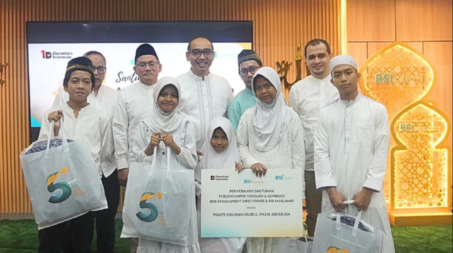 Merajut Kebersamaan di Ramadan, BSI Maslahat dan BSI Hadirkan Senyum 50 Yatim Dhuafa