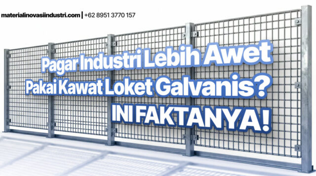 Pagar Industri Lebih Awet Pakai Kawat Loket Galvanis? Ini Faktanya