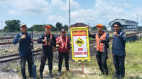 Sinergi KAI, DJKA, dan BTP Tingkatkan Keselamatan di Perlintasan Sebidang di Hari Libur Idul Fitri 1447 H