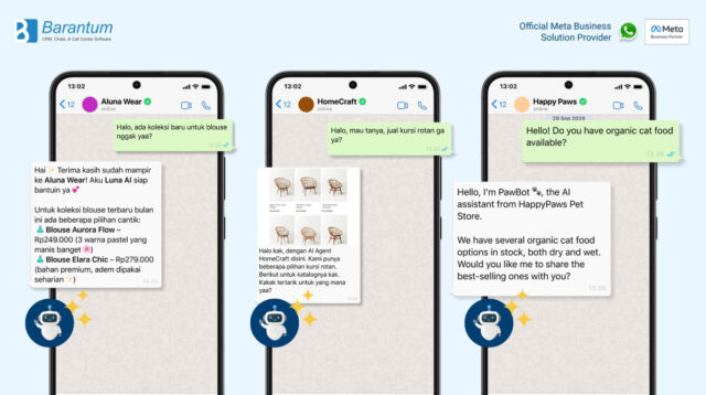Balas Ribuan Chat Otomatis dengan AI Autoresponder dari Barantum