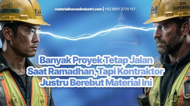 Banyak Proyek Tetap Jalan Saat Ramadhan, Tapi Kontraktor Justru Berebut Material Ini
