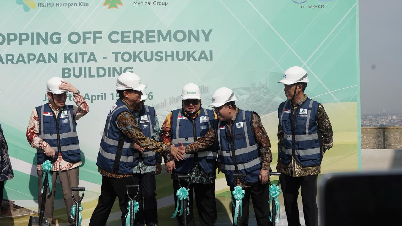 RSJPD Harapan Kita – Tokushukai Capai Topping Off, PTPP Hadirkan Smart Hospital Berteknologi Tinggi RSJPD Harapan Kita – Tokushukai Capai Topping Off, PTPP Hadirkan Smart Hospital Berteknologi Tinggi