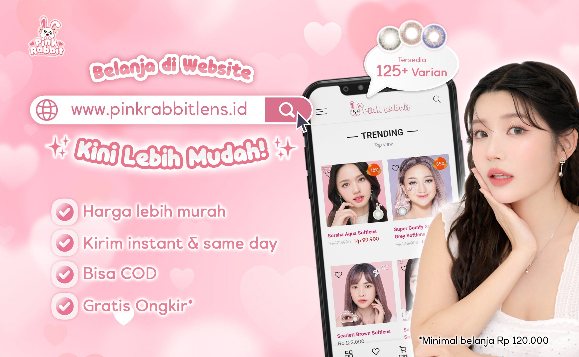 Pink Rabbit Lens Tawarkan Softlens Nyaman dan Aman, Jawab Kebutuhan Konsumen Indonesia Pink Rabbit Lens Tawarkan Softlens Nyaman dan Aman, Jawab Kebutuhan Konsumen Indonesia