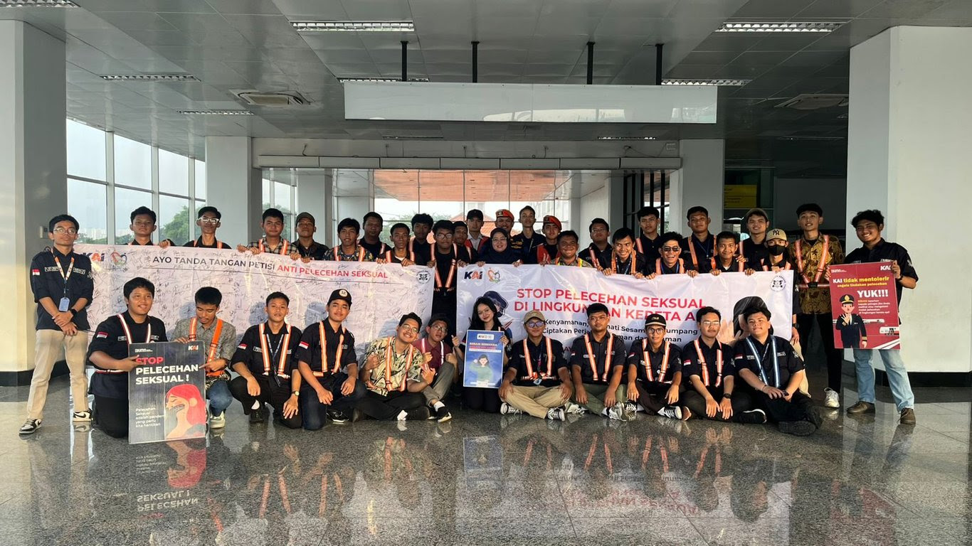 KAI Daop 1 Jakarta Gandeng Komunitas Sadululur Sepoor Gelar Kampanye Anti Pelecehan Seksual di Stasiun Manggarai KAI Daop 1 Jakarta Gandeng Komunitas Sadululur Sepoor Gelar Kampanye Anti Pelecehan Seksual di Stasiun Manggarai