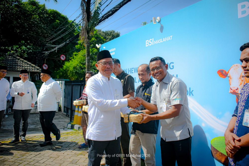BSI Maslahat dan BSI Salurkan 24.541 Hewan Kurban hingga Pelosok Negeri pada Iduladha 1447 H BSI Maslahat dan BSI Salurkan 24.541 Hewan Kurban hingga Pelosok Negeri pada Iduladha 1447 H