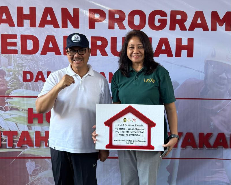 UKDW Dukung Program Bedah Rumah HUT ke-79 Kota Yogyakarta untuk Wujudkan Hunian Layak UKDW Dukung Program Bedah Rumah HUT ke-79 Kota Yogyakarta untuk Wujudkan Hunian Layak