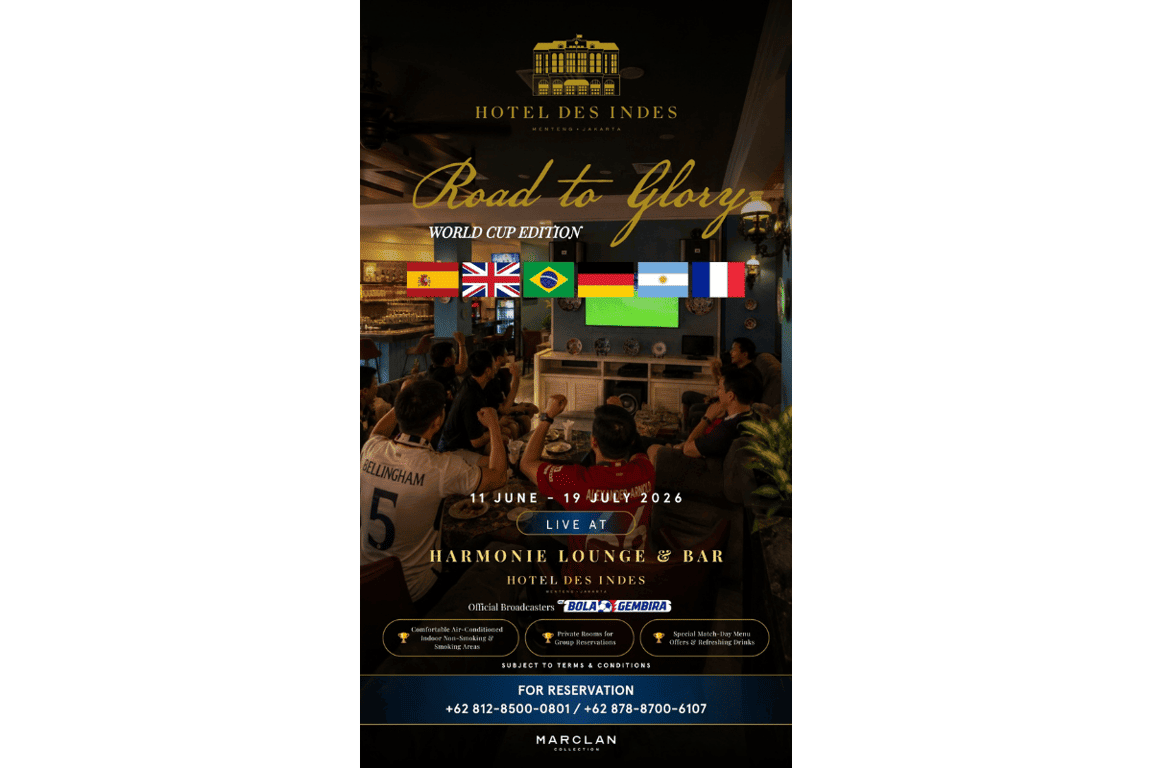 Sambut Piala Dunia 2026, Tiga Destinasi Hospitality Hadirkan Pengalaman Nonton Bersama di Samosir, Jakarta dan Bali Sambut Piala Dunia 2026, Tiga Destinasi Hospitality Hadirkan Pengalaman Nonton Bersama di Samosir, Jakarta dan Bali