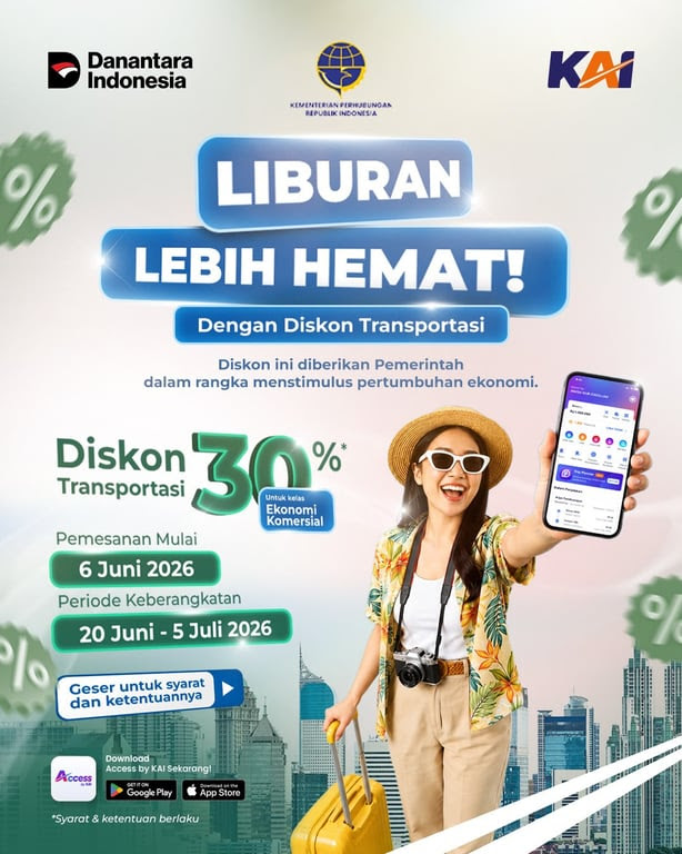 Mau Liburan Hemat, Manfaatkan Diskon Tarif Tiket Berikut Mau Liburan Hemat, Manfaatkan Diskon Tarif Tiket Berikut