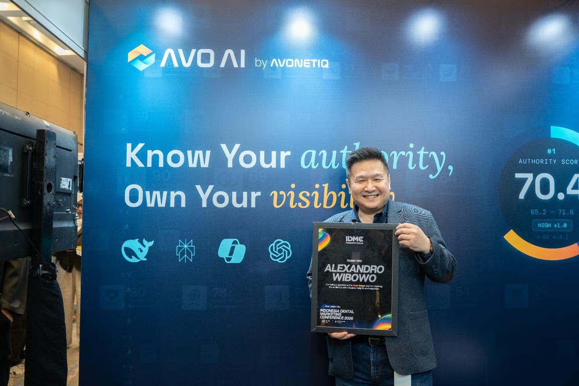 Bantu Brand Agar Direkomendasikan oleh AI, Avonetiq luncurkan AVO AI Bantu Brand Agar Direkomendasikan oleh AI, Avonetiq luncurkan AVO AI