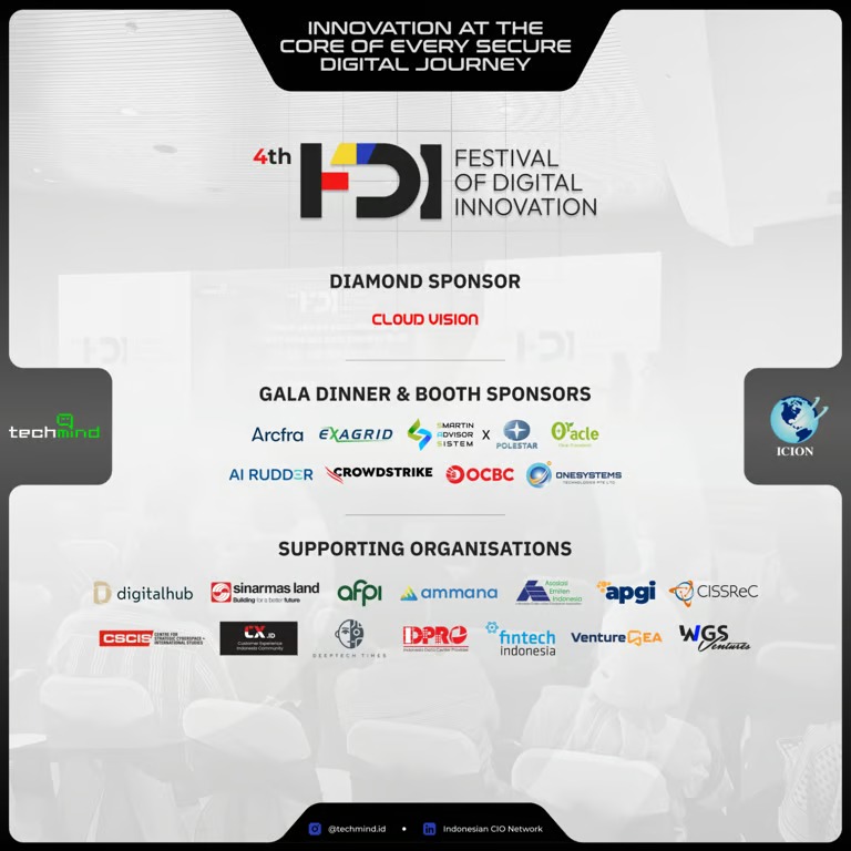 Festival of Digital Innovation (FDI) Kembali Hadir untuk Edisi Ke-4 di BSD City Festival of Digital Innovation (FDI) Kembali Hadir untuk Edisi Ke-4 di BSD City