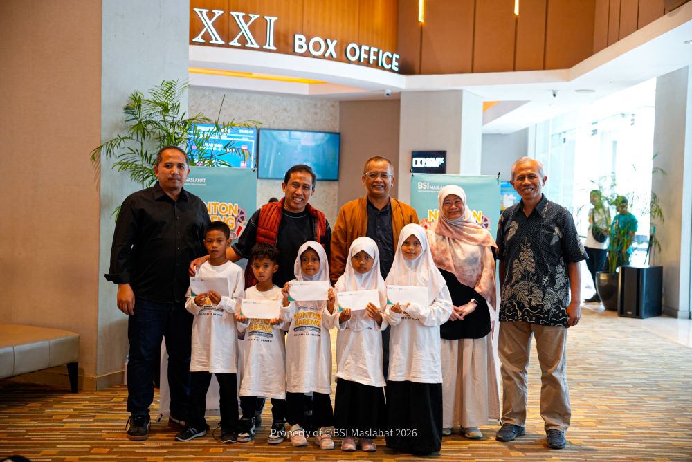 BSI Maslahat Hadirkan Kebahagiaan Muharram untuk 200 Anak Yatim melalui Nonton Bareng Film Children of Heaven BSI Maslahat Hadirkan Kebahagiaan Muharram untuk 200 Anak Yatim melalui Nonton Bareng Film Children of Heaven