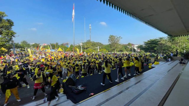 Maxim Gandeng BPJAMSOSTEK, Gelar Zumba Akbar di Kota Tua