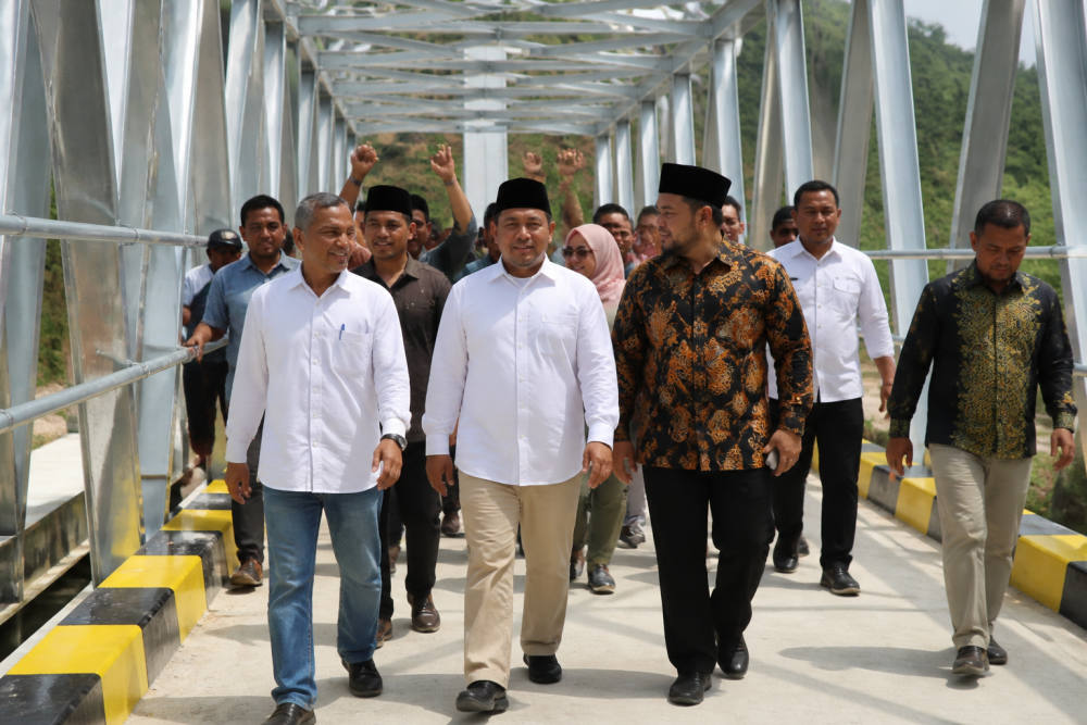 Setahun Aksi Bersama, Jembatan Kemerleng Aceh Diresmikan