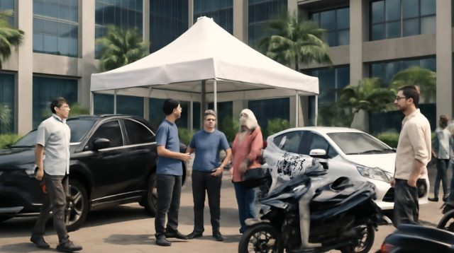BRI Finance Gelar Mini Expo Kendaraan di Kantor BRI