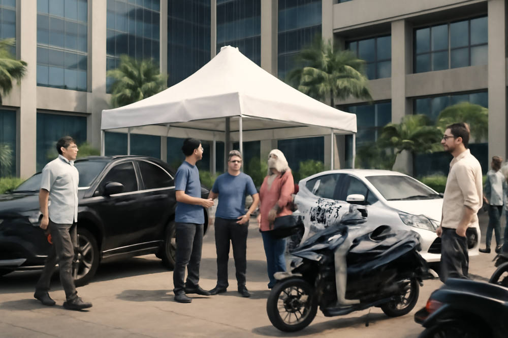 BRI Finance Gelar Mini Expo Kendaraan di Kantor BRI