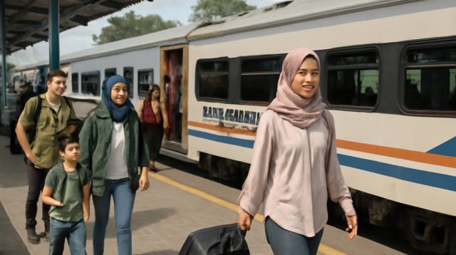Penumpang Stasiun Araskabu Naik, Tarif KA Mulai Rp5.000