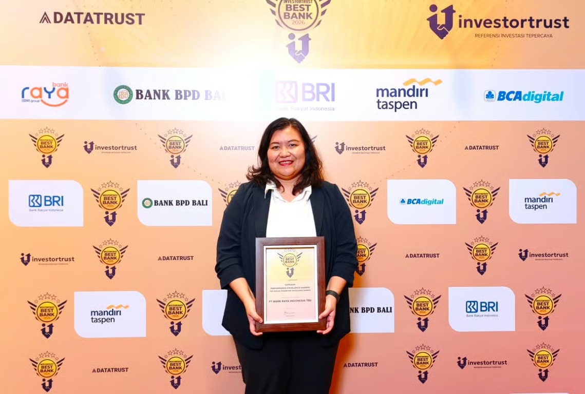 Bank Raya Perkuat Inklusi Keuangan Digital, Raih Best Bank Awards 2026 Bank Raya Perkuat Inklusi Keuangan Digital, Raih Best Bank Awards 2026