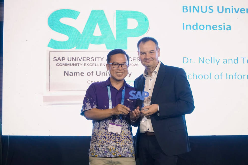 BINUS Raih Tiga Penghargaan Internasional dari SAP