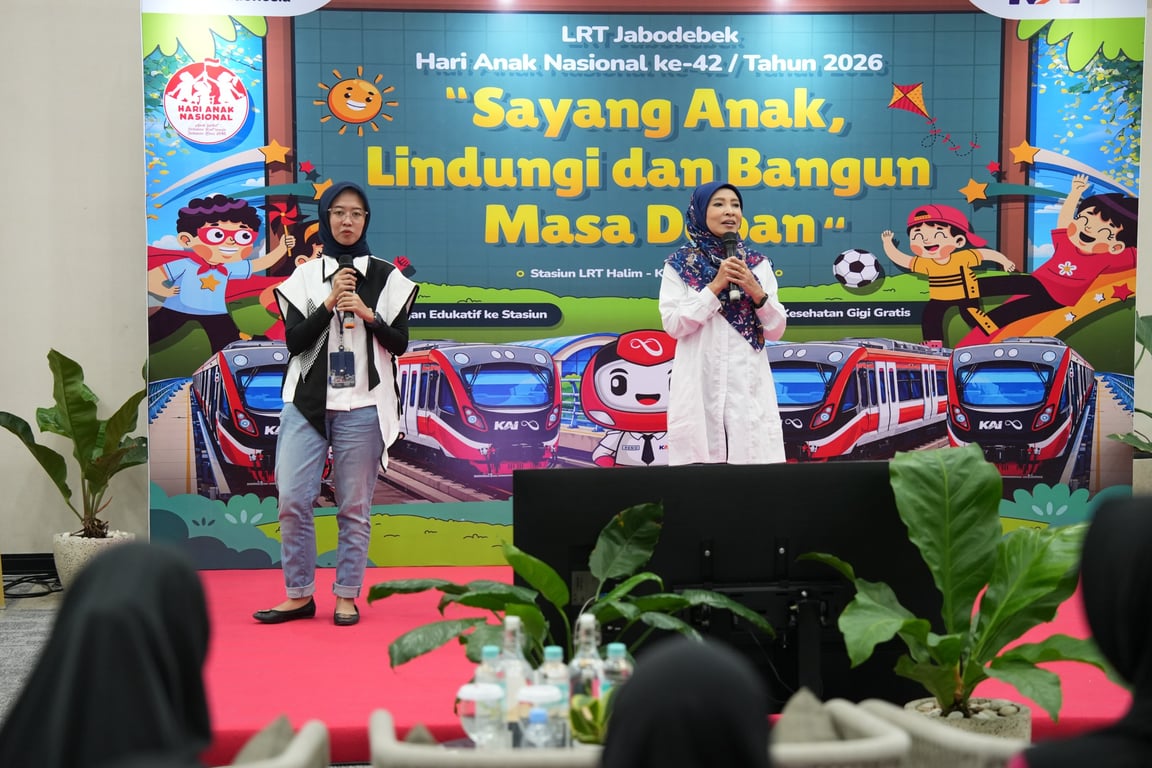 Hari Anak Nasional, LRT Jabodebek Ajak Anak Belajar Transportasi