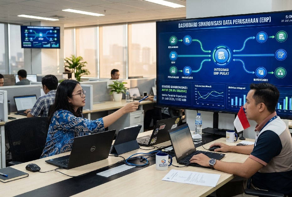 Sinkronisasi Data Antar Divisi Lewat ERP Dorong Efisiensi Bisnis