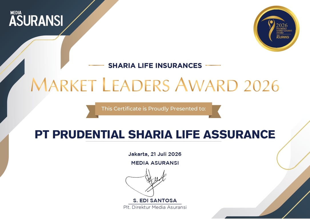 Prudential Syariah Raih Tiga Penghargaan Asuransi Syariah