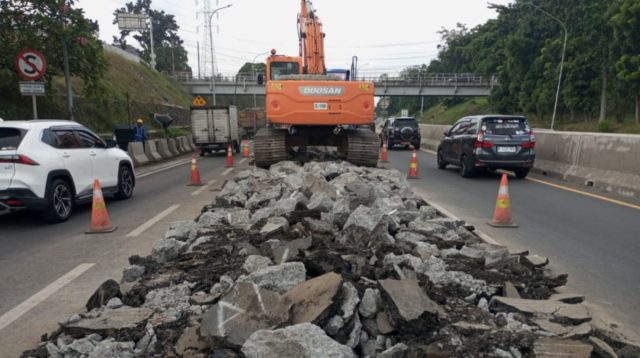 Jasamarga Tollroad Maintenance Perbaiki Ruas Tol Semarang