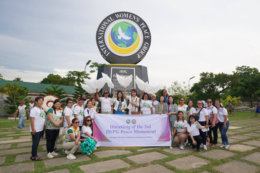 Monumen Perdamaian IWPG ke-3 didirikan di Filipina