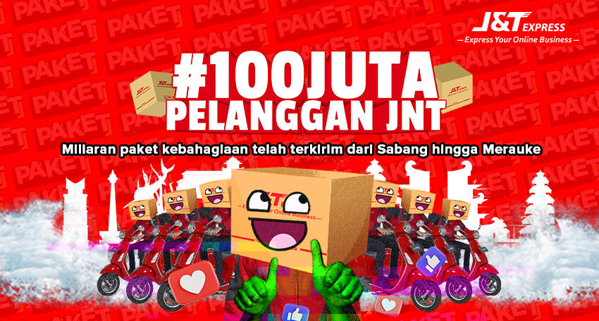 J&T Express Adakan Program Apresiasi #100JutaPelangganJNT