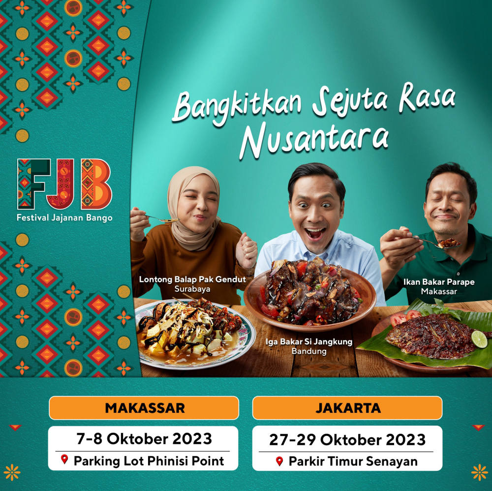 Festival Jajanan Bango 2023: Menikmati Kelezatan Kuliner Nusantara di Makassar dan Jakarta