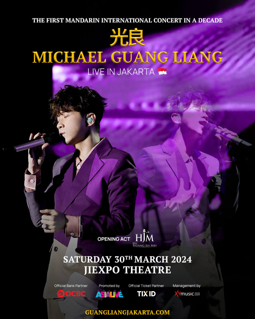 Konser Michael Guang Liang di Jakarta 2024