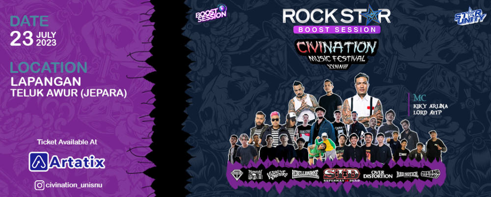 CIVINATION 2023: Festival Musik yang Nendang di Unisnu Jepara