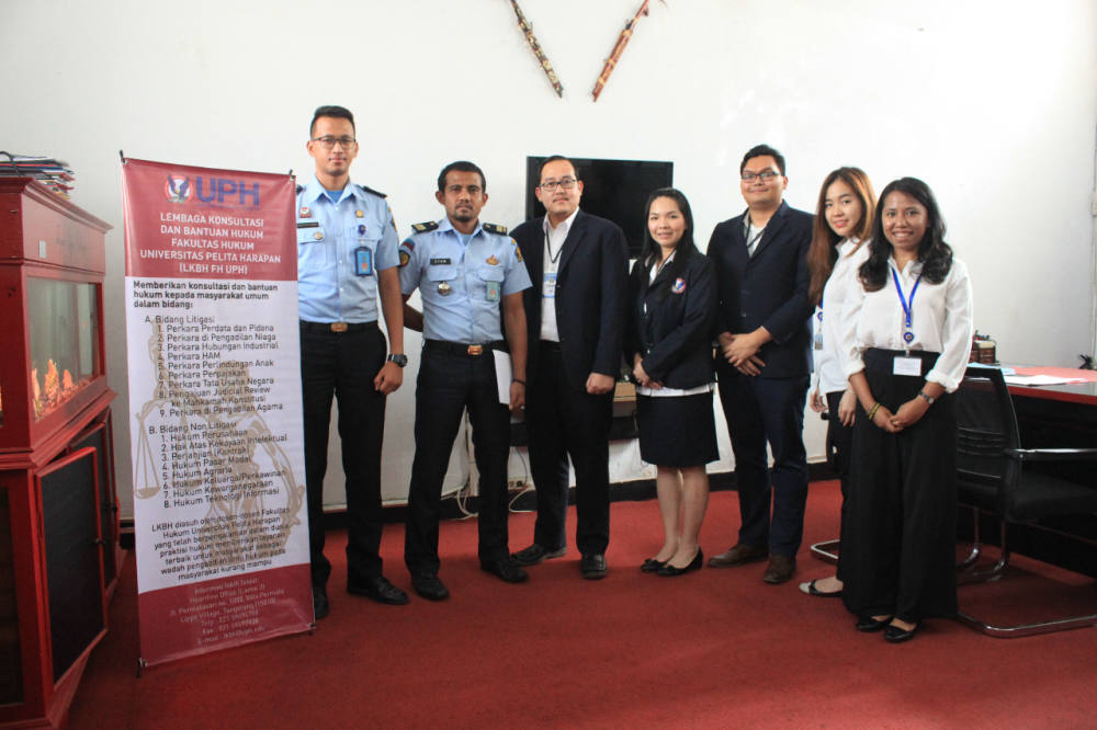 LKBH Fakultas Hukum UPH Beri Bantuan Hukum Gratis kepada LP Kelas IIA Tangerang