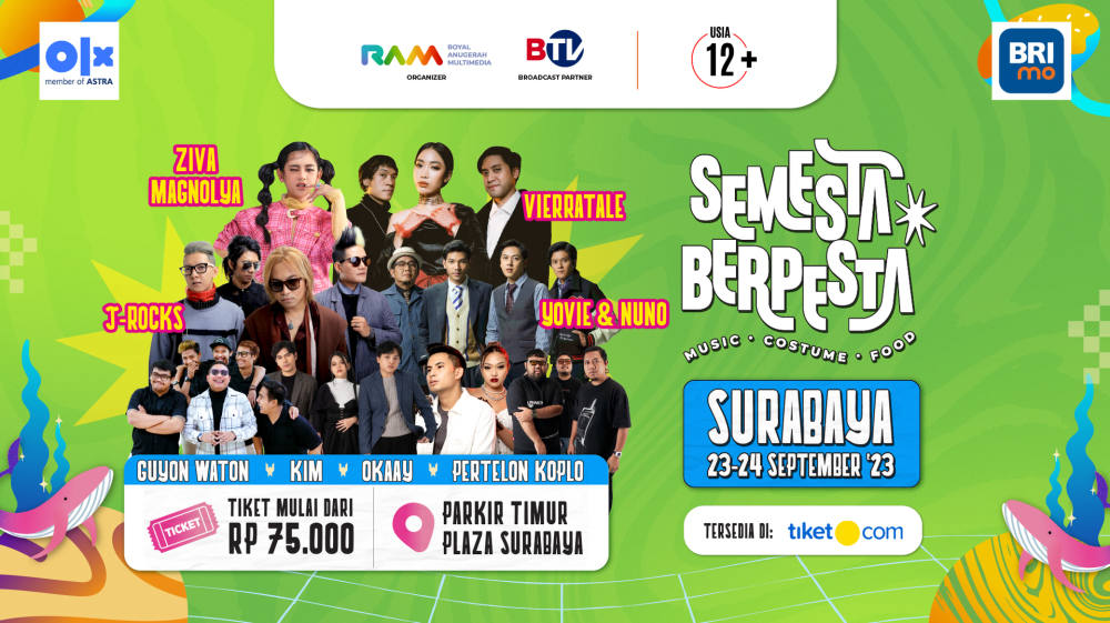 Semesta Berpesta 2023: Merayakan Musik, Kuliner, dan Fashion di Surabaya