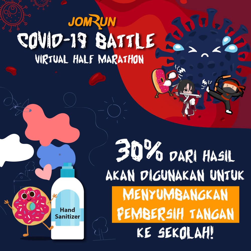 JomRun Hadirkan Lomba Lari Virtual untuk Perangi Corona JomRun Hadirkan Lomba Lari Virtual untuk Perangi Corona