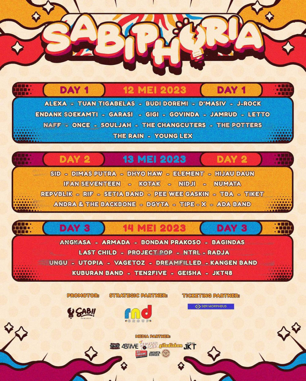 [UPDATED] Jadwal Konser Musik Minggu Kedua Bulan Mei 2023