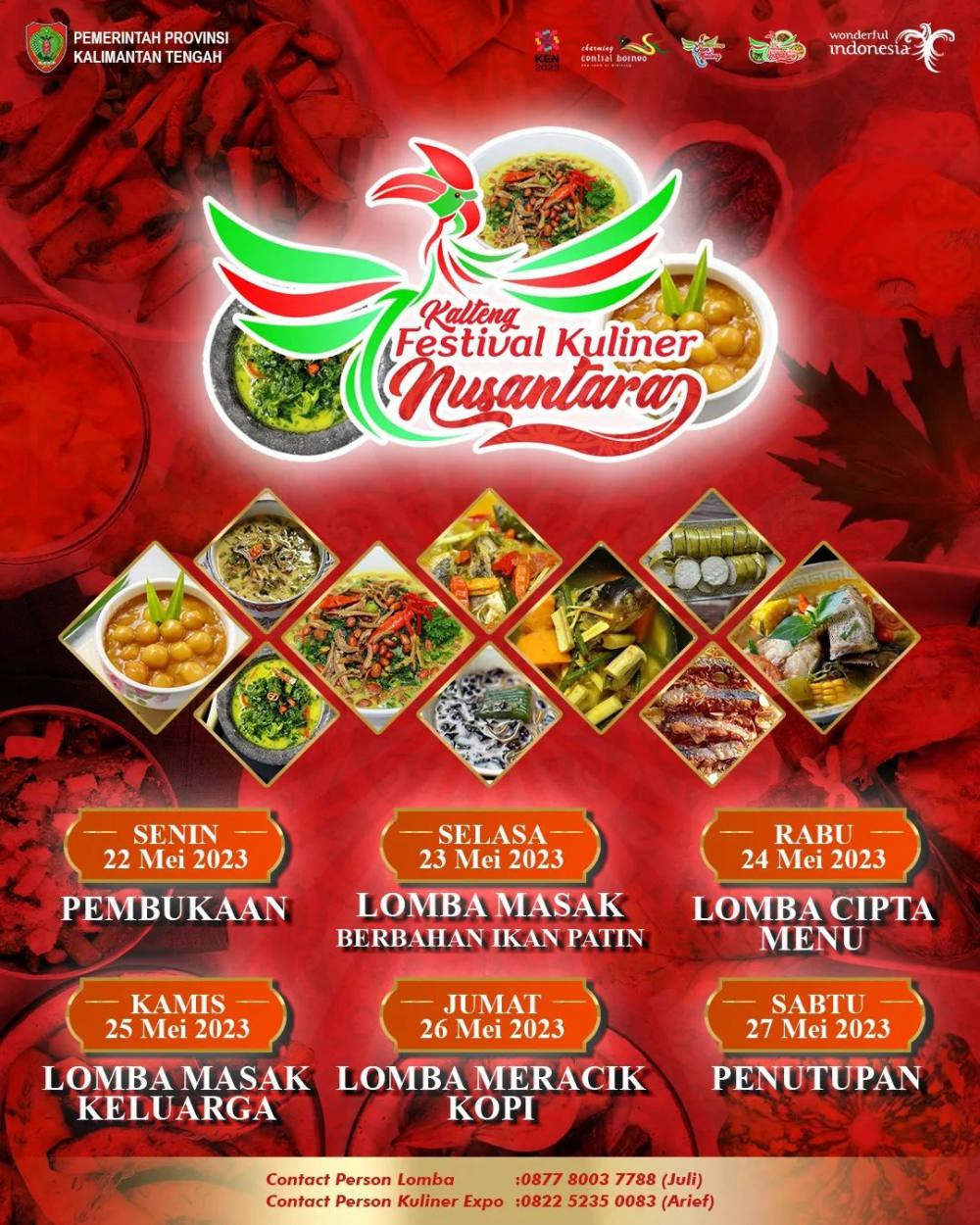 Festival Kuliner Nusantara (FKN) di Kalimantan Tengah: Tanggal, Lokasi, dan Kelezatan Kuliner Nusantara