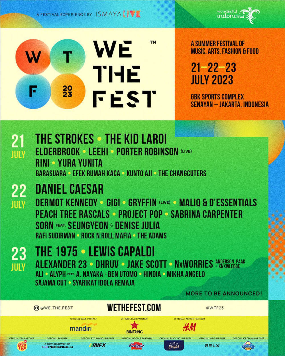 We The Fest 2023: Festival Musik