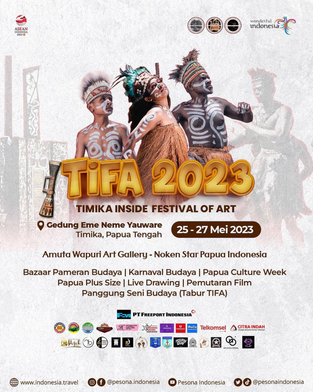 Tifa 2023: Menyelami Pesona Budaya Papua di Timika Inside Festival of Art
