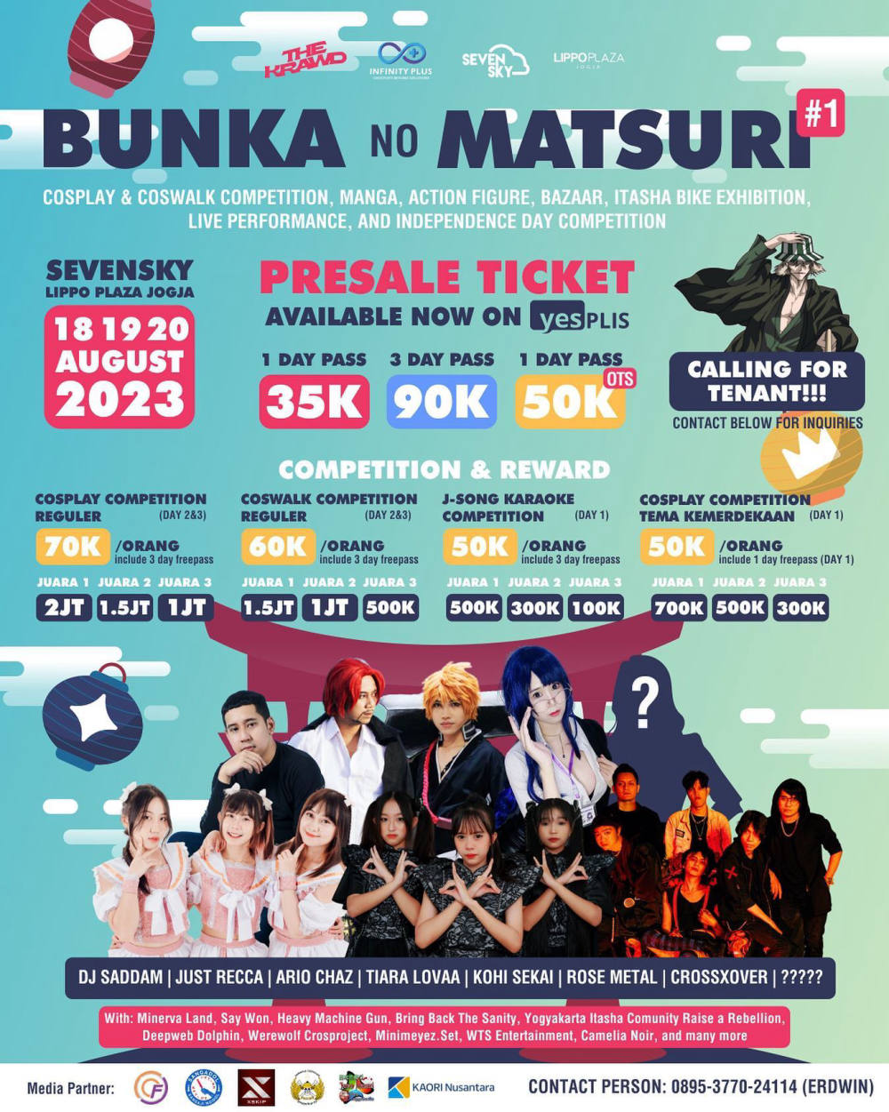 Bunka No Matsuri #1: Festival Budaya Jepang dan Perayaan Kemerdekaan di Yogyakarta