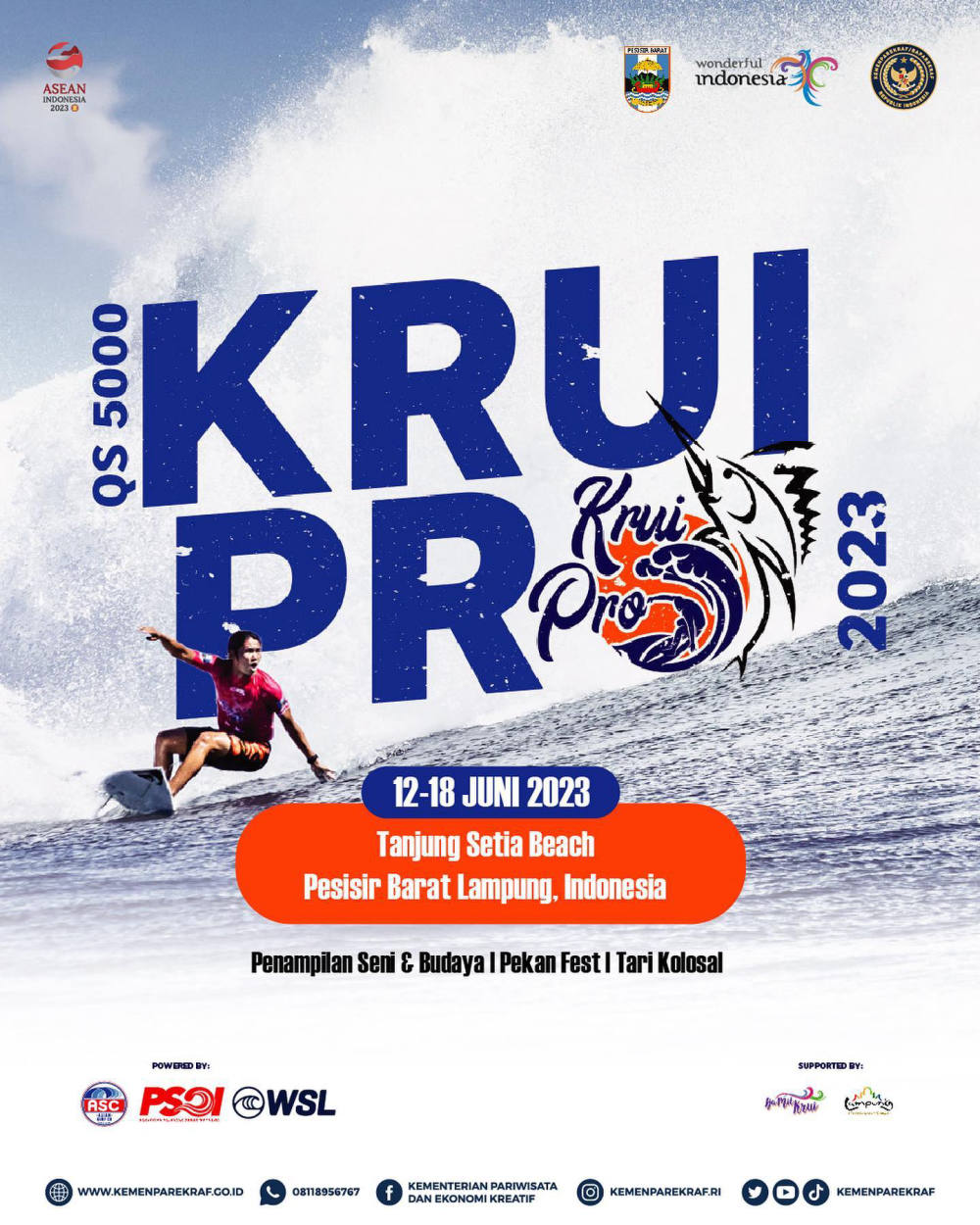 KRUI PRO 2023: Kejuaraan Selancar Internasional yang Menggebu-gebu! KRUI PRO 2023: Kejuaraan Selancar Internasional yang Menggebu-gebu!