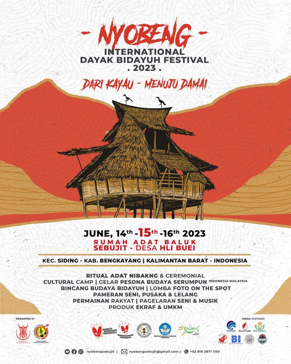 NYOBENG, Festival Internasional Dayak Bidayuh: Seru? Serem? Unik Abis!