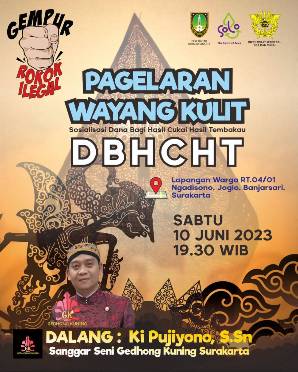 Pagelaran Wayang Kulit: Menyelaraskan Alam dan Budaya dalam Sosialisasi Gempur Rokok Ilegal