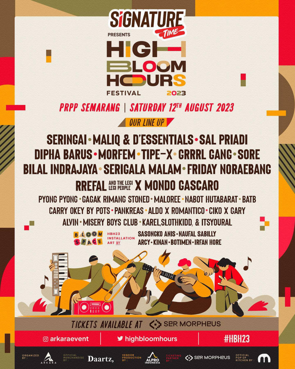 High Bloom Hours: Festival Musik Seru yang Menggabungkan Seni, Fashion, Kuliner, dan Kelestarian Lingkungan di Semarang