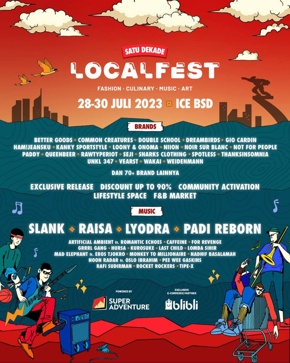 LOCALFEST #SatuDekade Merayakan Industri Brand Lokal