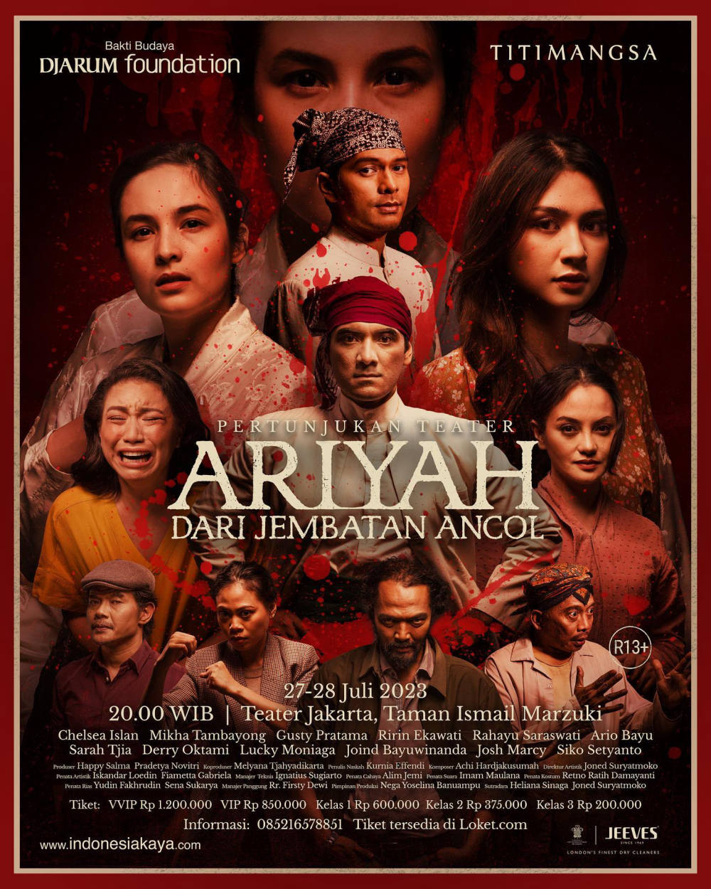 Titimangsa dan Bakti Budaya Djarum Foundation Mempersembahkan Produksi ke-63 “Titimangsa: Ariyah dari Jembatan Ancol”