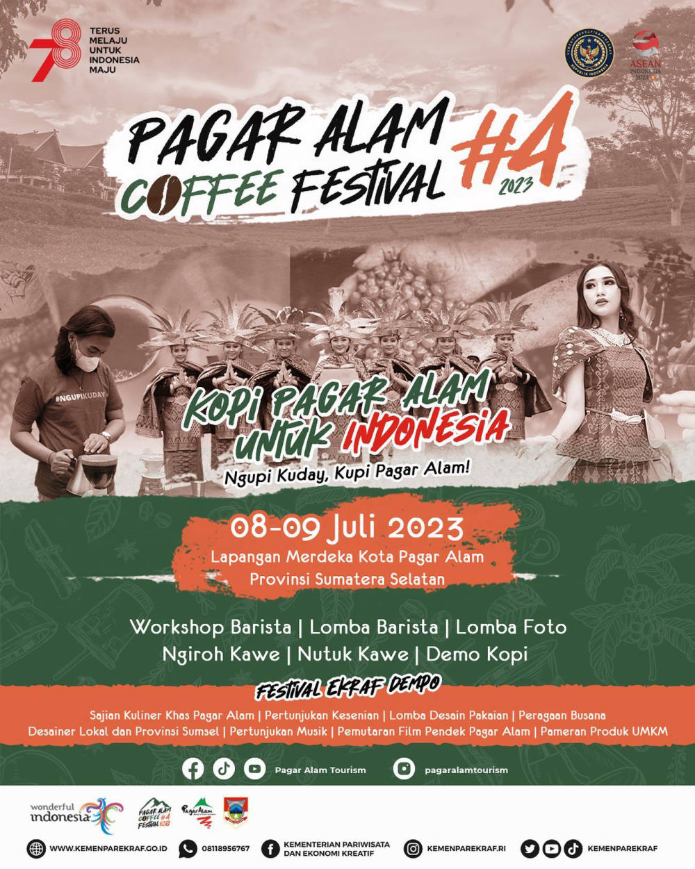 Pagar Alam Coffee Festival #4: Menikmati Aroma dan Cita Rasa Kopi Nusantara